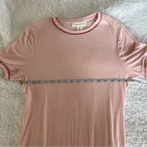 Treasure & Bond T-Shirt in pale pink SZ M - Picture 2 of 3